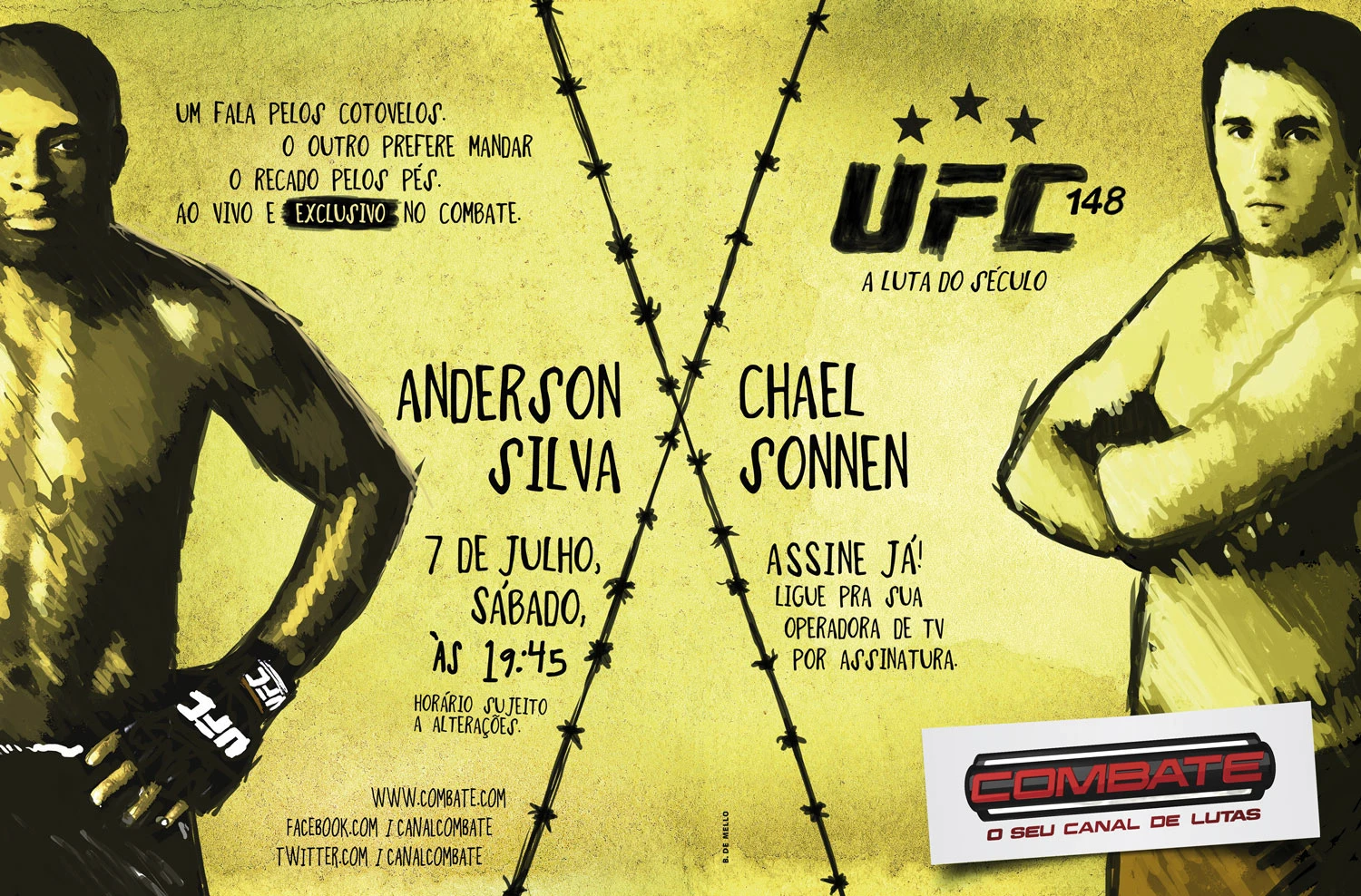UFC Aranha x Sonnen – Combate